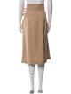 Chloé Virgin Wool Midi Length Skirt