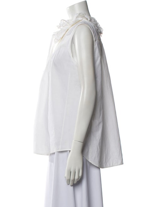 Chloé V-Neck Sleeveless Blouse