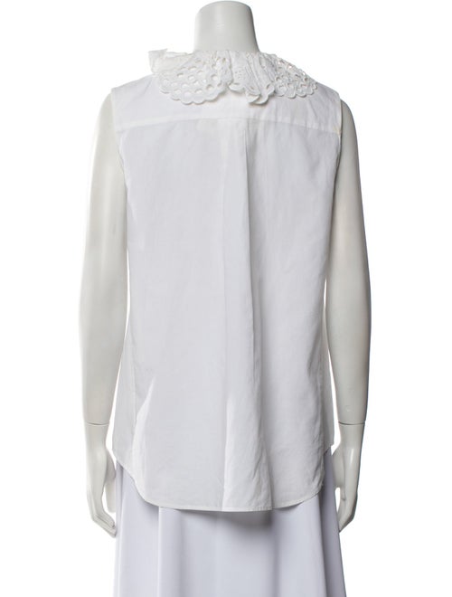 Chloé V-Neck Sleeveless Blouse