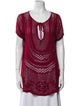 Chloé Scoop Neck Short Sleeve Tunic