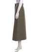 Chloé Virgin Wool Midi Length Skirt
