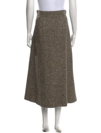 Chloé Virgin Wool Midi Length Skirt