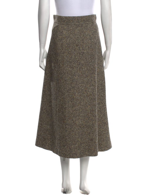 Chloé Virgin Wool Midi Length Skirt