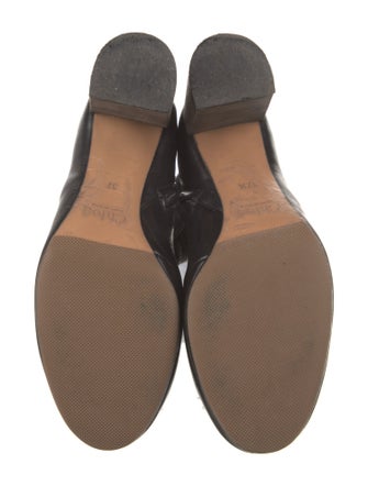 Chloé Leather Lace-Up Boots