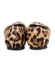 Chloé Ponyhair Animal Print Ballet Flats