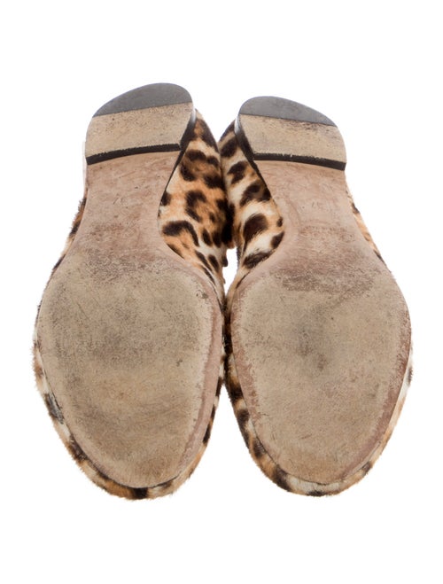 Chloé Ponyhair Animal Print Ballet Flats
