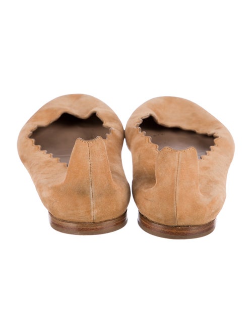 Chloé Suede Animal Print Ballet Flats