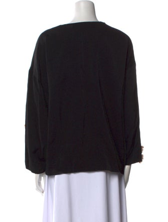 Chloé Printed V-Neck Blouse