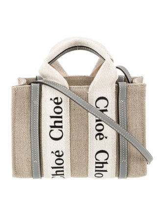 Chloé Canvas Top Handle Bag