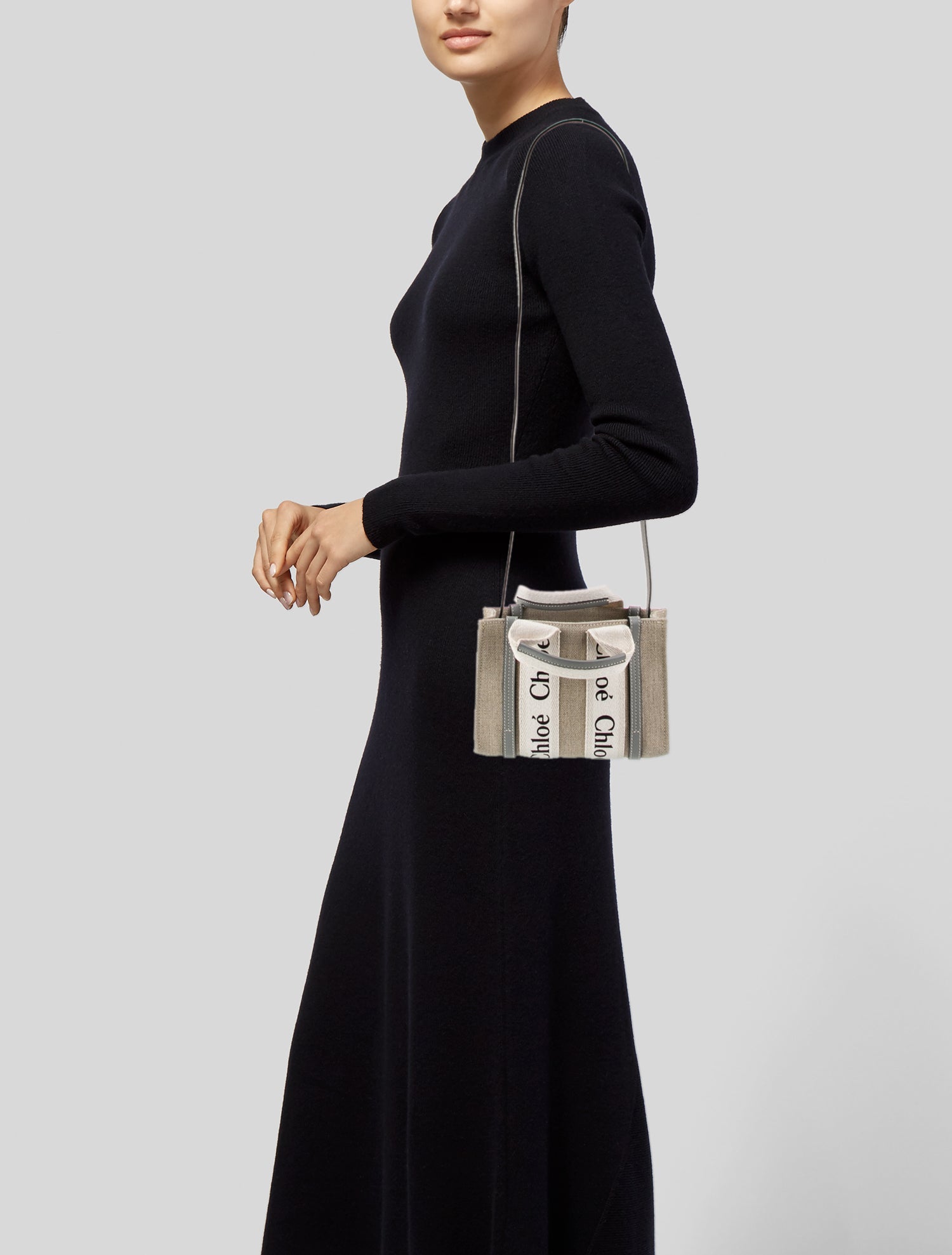 Chloé Canvas Top Handle Bag