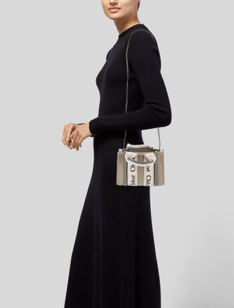 Chloé Canvas Top Handle Bag