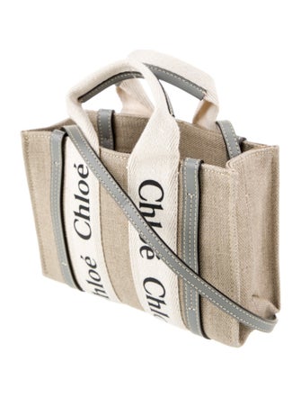 Chloé Canvas Top Handle Bag