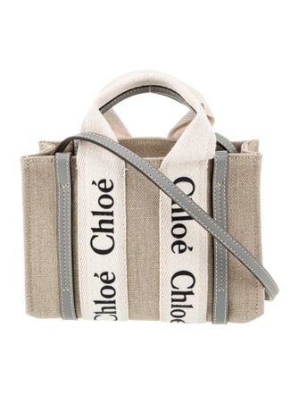 Chloé Canvas Top Handle Bag
