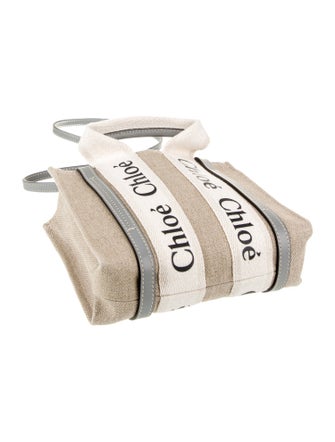 Chloé Canvas Top Handle Bag