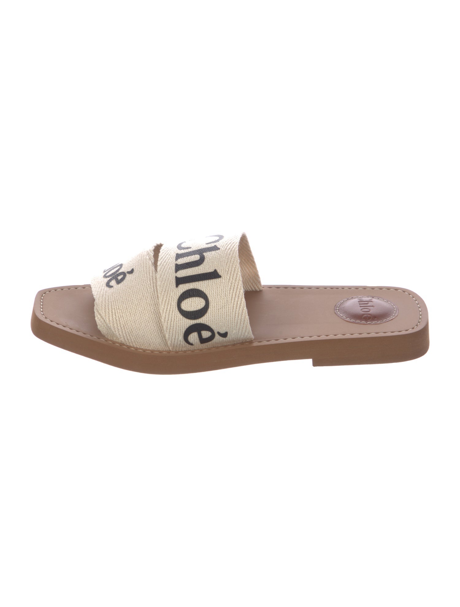 Chloé Canvas Printed Slides