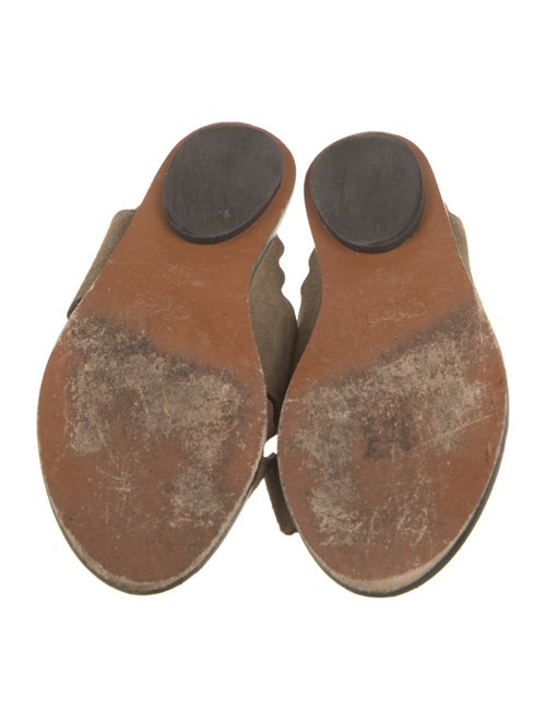 Chloé Suede Slides