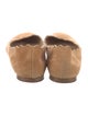 Chloé Suede Scalloped Accent Ballet Flats