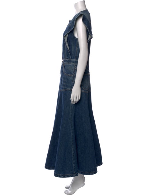Chloé Crew Neck Long Dress