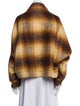 Chloé Mohair Plaid Print Jacket