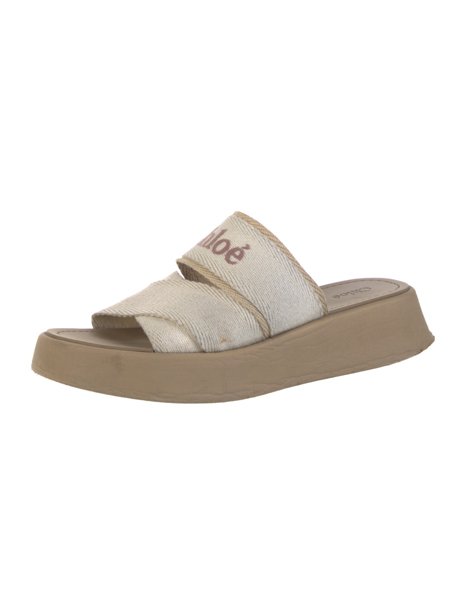 Chloé Canvas Slides