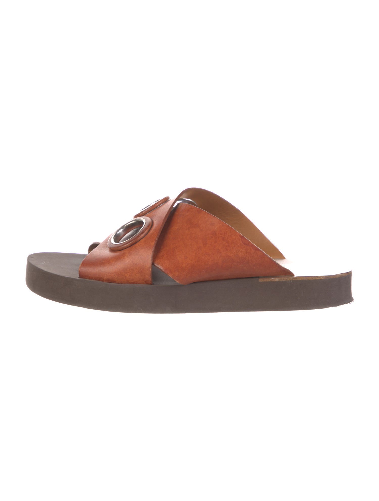 Chloé Leather Slides