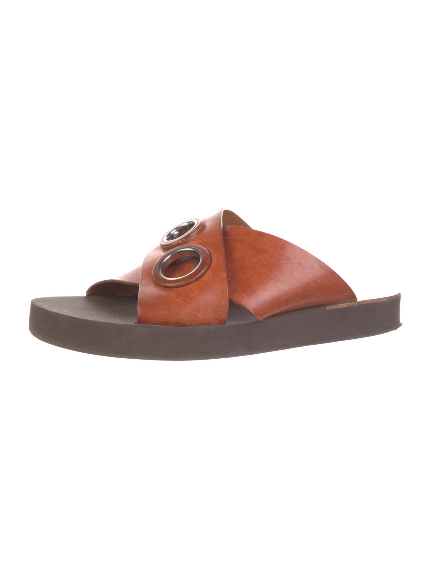 Chloé Leather Slides