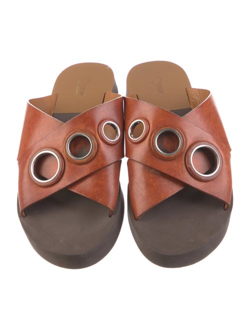 Chloé Leather Slides