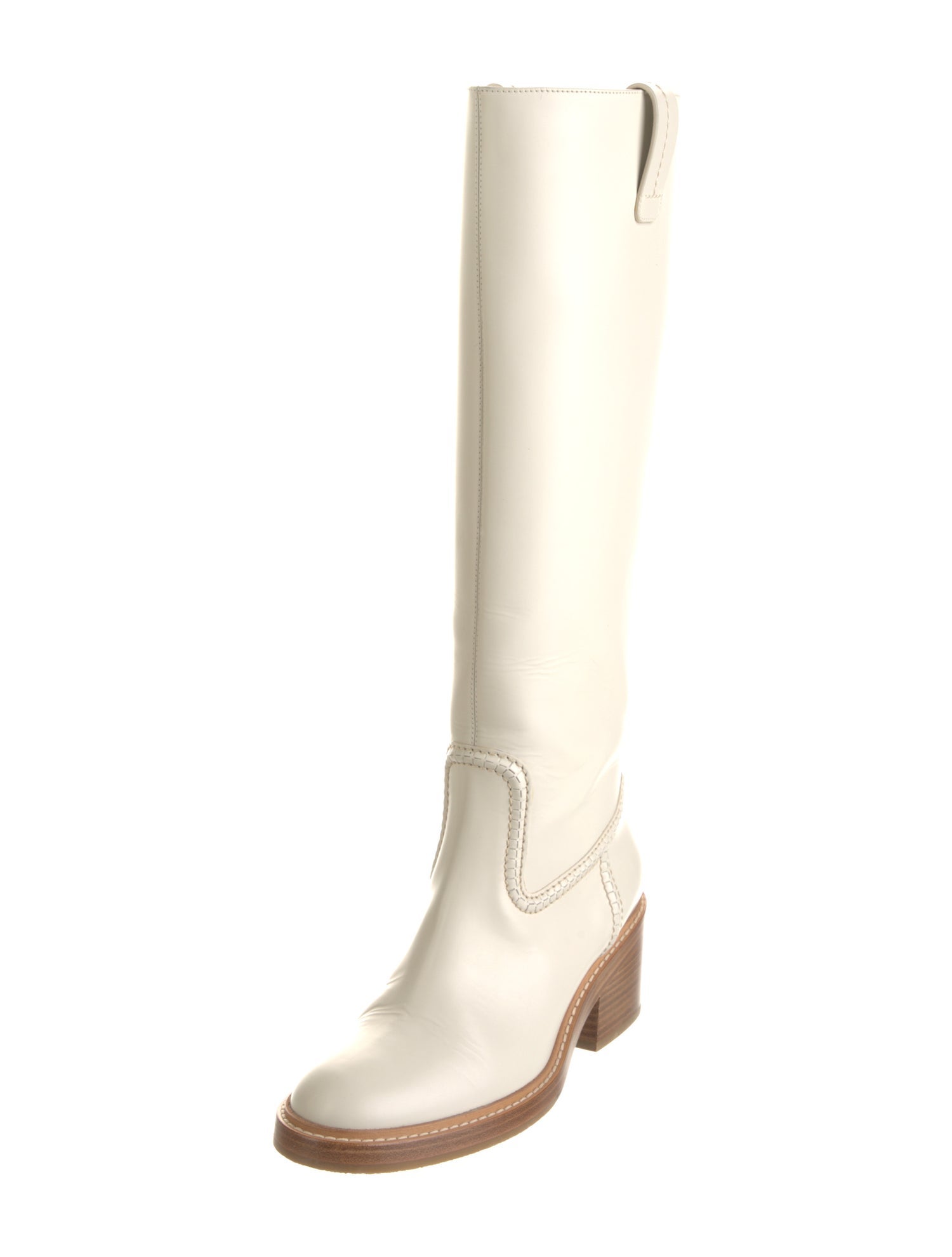 Chloé Leather Riding Boots