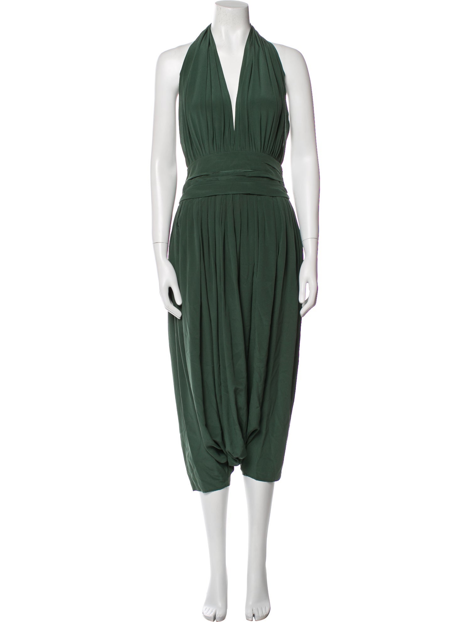 Chloé Silk Halterneck Jumpsuit