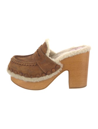 Chloé Suede Mules