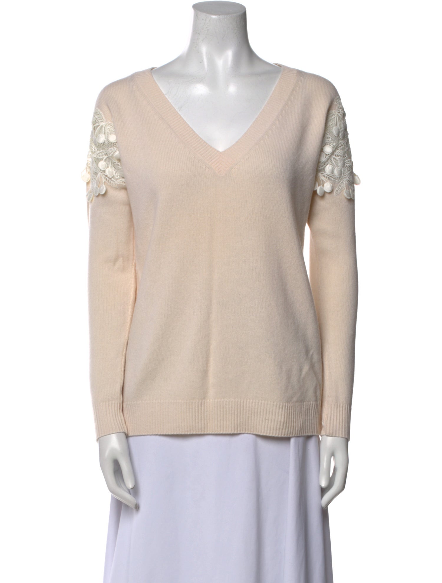 Chloé Wool V-Neck Sweater