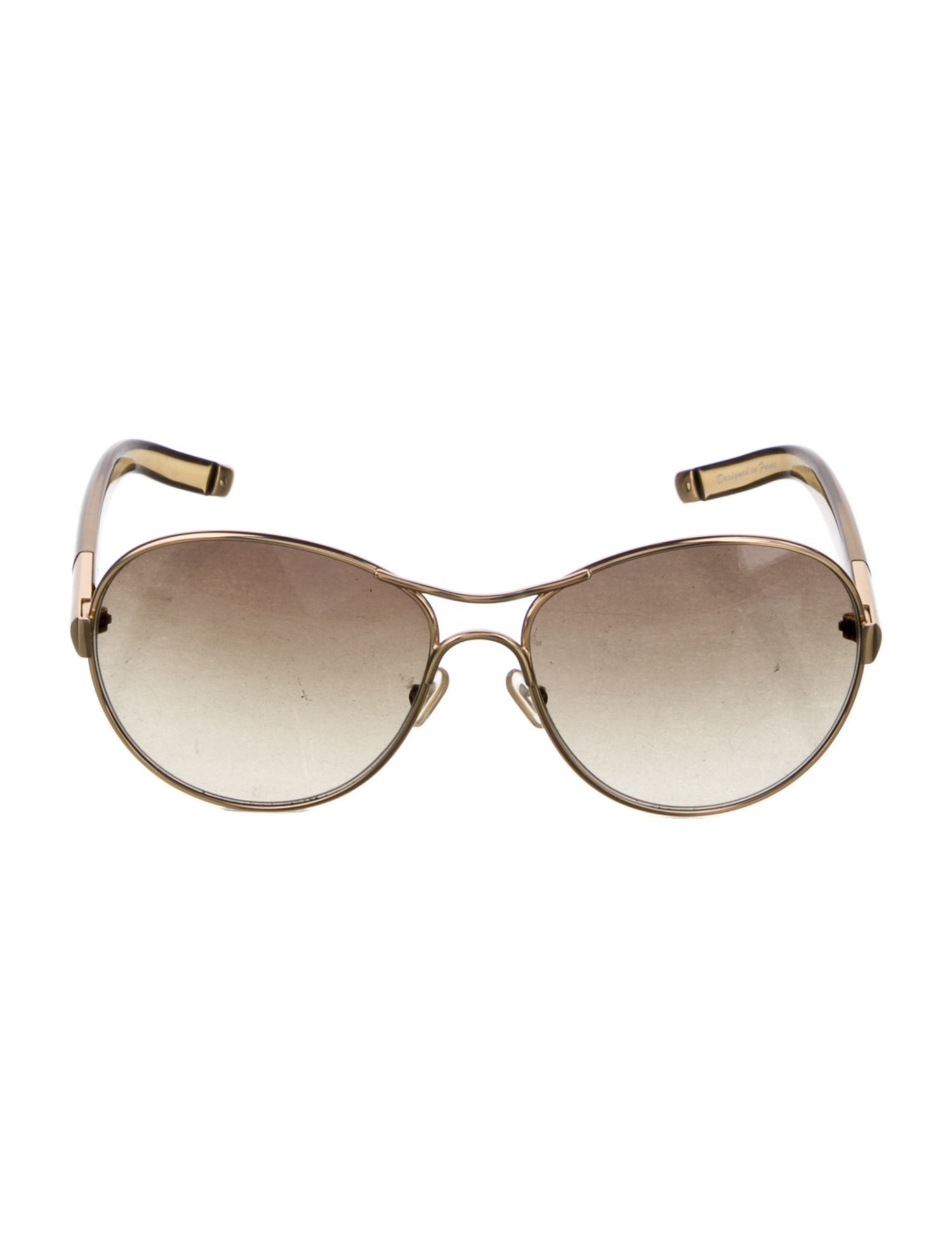 Chloé Aviator Gradient Sunglasses