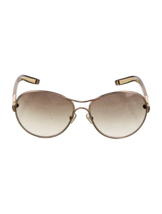 Chloé Aviator Gradient Sunglasses