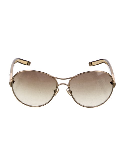 Chloé Aviator Gradient Sunglasses