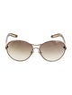 Chloé Aviator Gradient Sunglasses