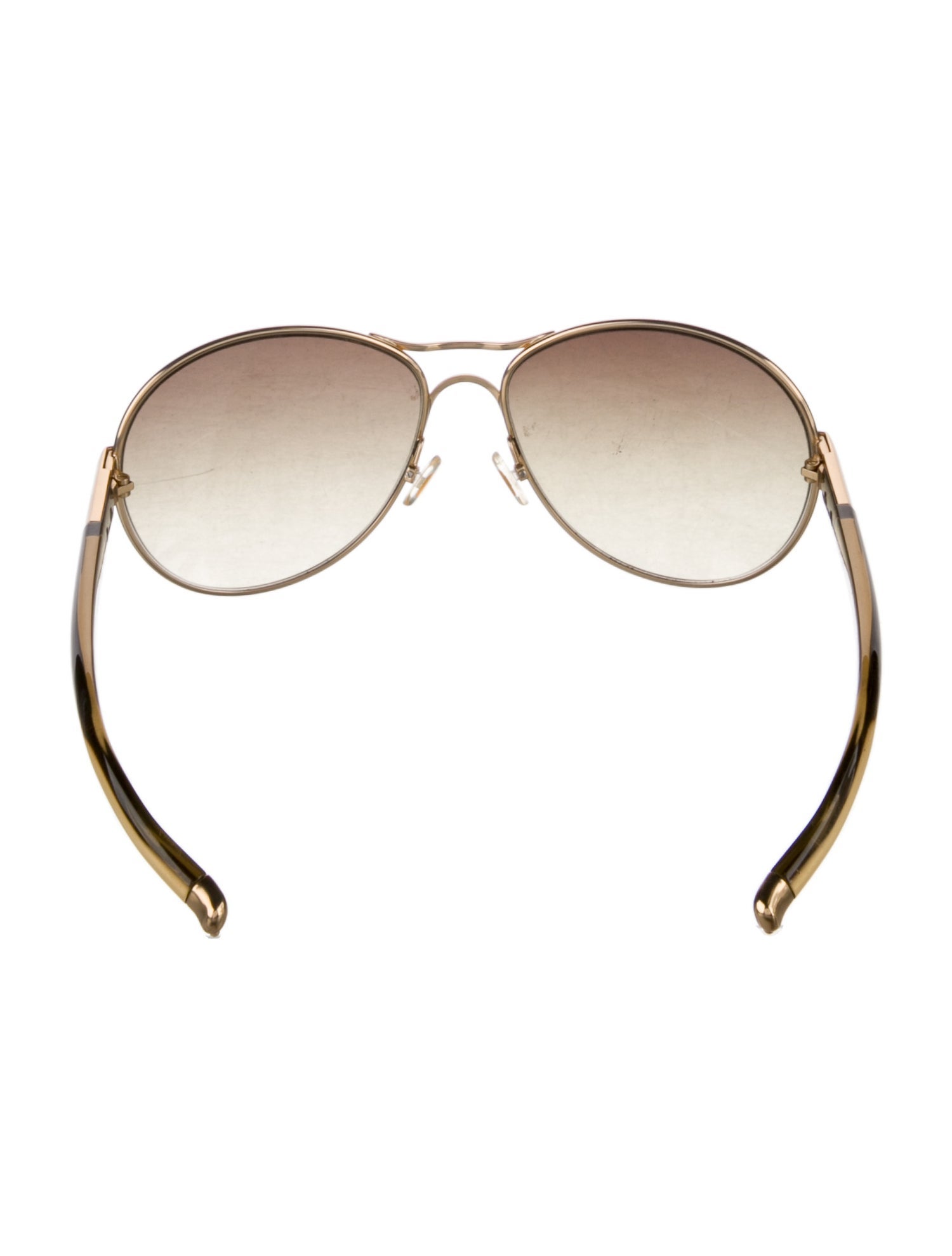 Chloé Aviator Gradient Sunglasses