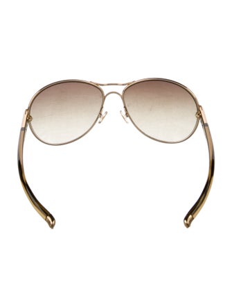 Chloé Aviator Gradient Sunglasses