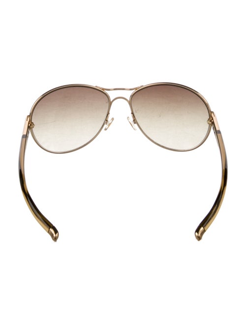 Chloé Aviator Gradient Sunglasses