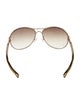 Chloé Aviator Gradient Sunglasses