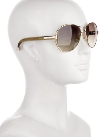 Chloé Aviator Gradient Sunglasses
