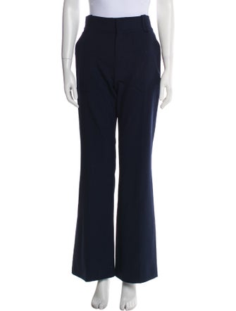Chloé Virgin Wool Wide Leg Pants