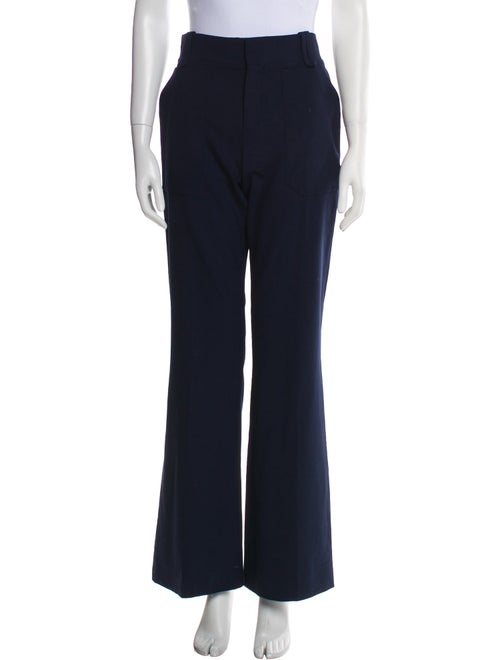 Chloé Virgin Wool Wide Leg Pants
