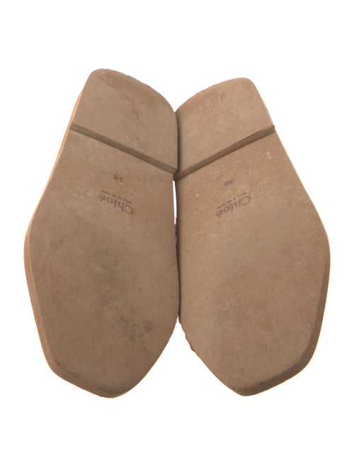 Chloé Colorblock Pattern Slides