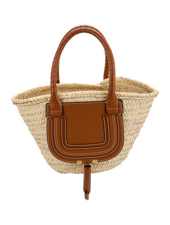 Chloé Straw Shoulder Bag Medium
