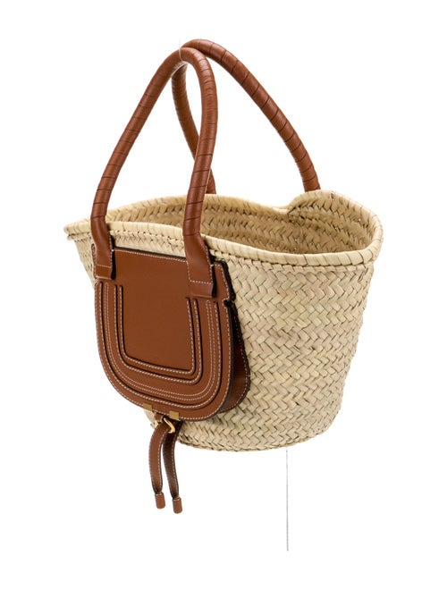Chloé Straw Shoulder Bag Medium