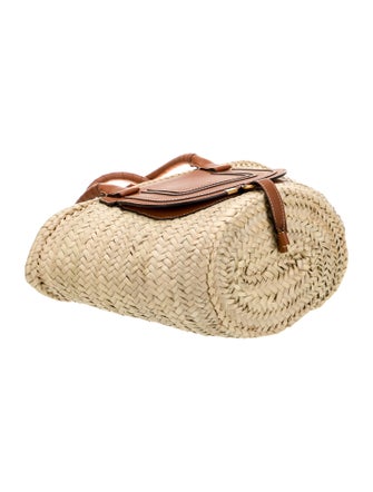Chloé Straw Shoulder Bag Medium