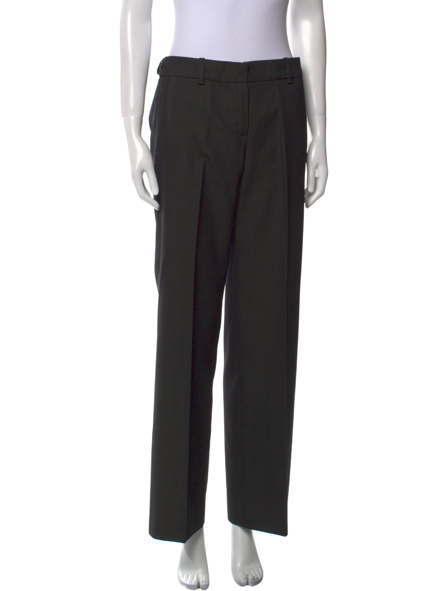 Chloé Virgin Wool Straight Leg Pants