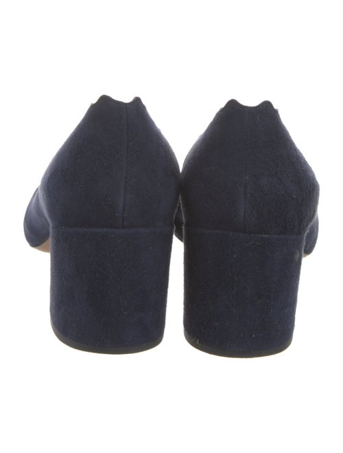 Chloé Suede Scalloped Accent Pumps