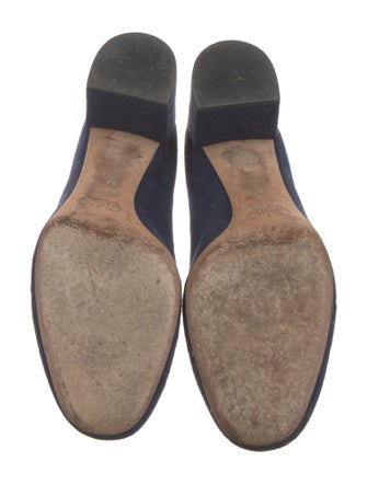 Chloé Suede Scalloped Accent Pumps