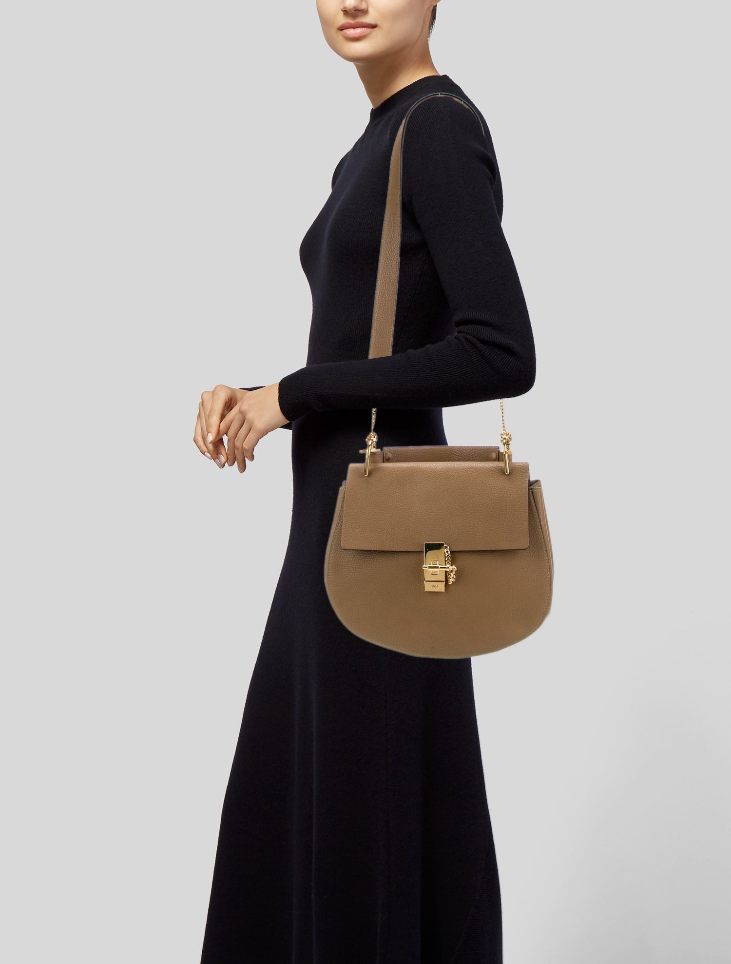 Chloé Leather Top Handle Bag